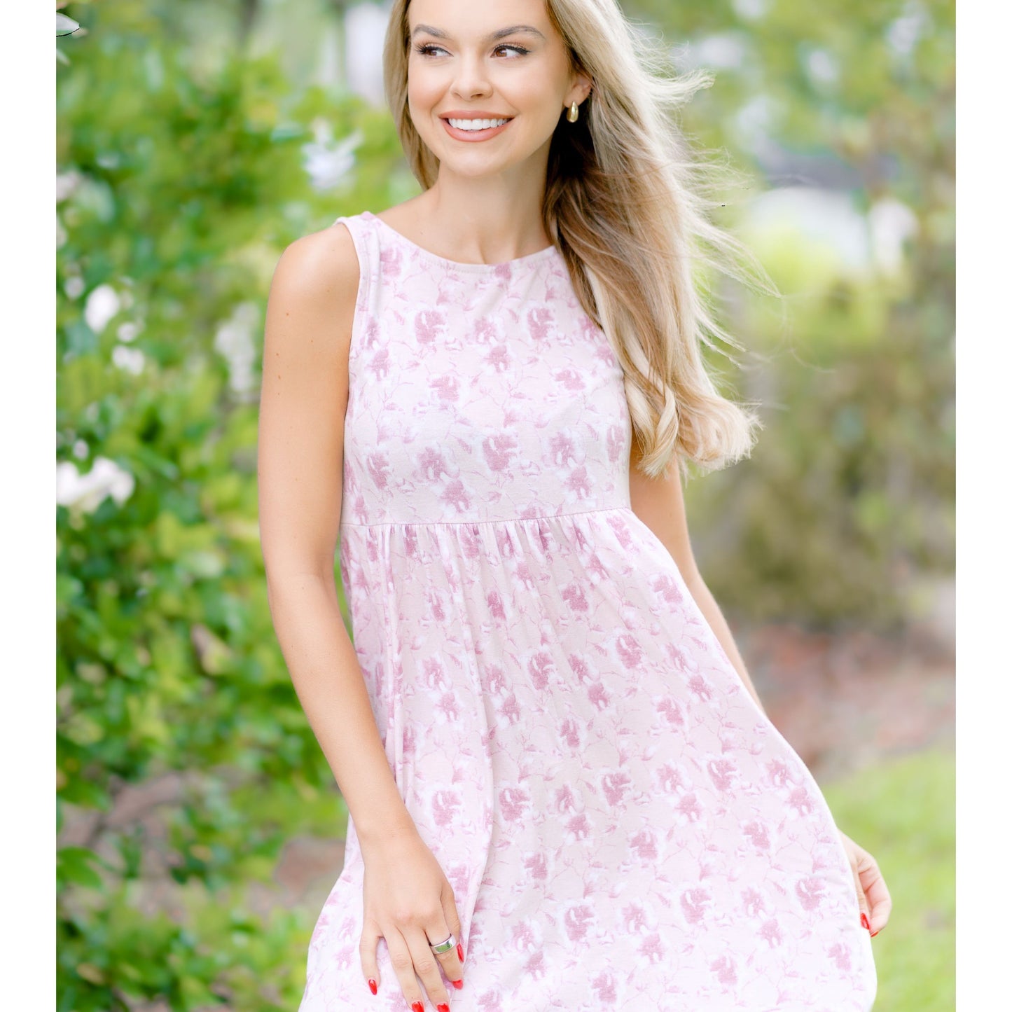 Taupe Petals Dress