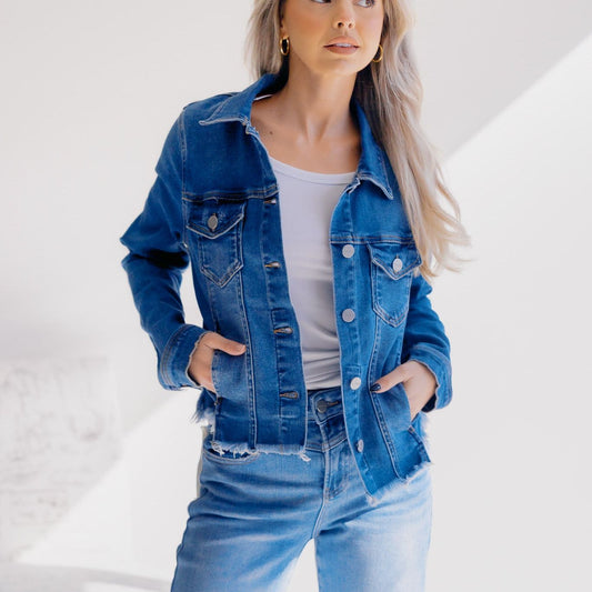 Sea Spray Frayed Jacket