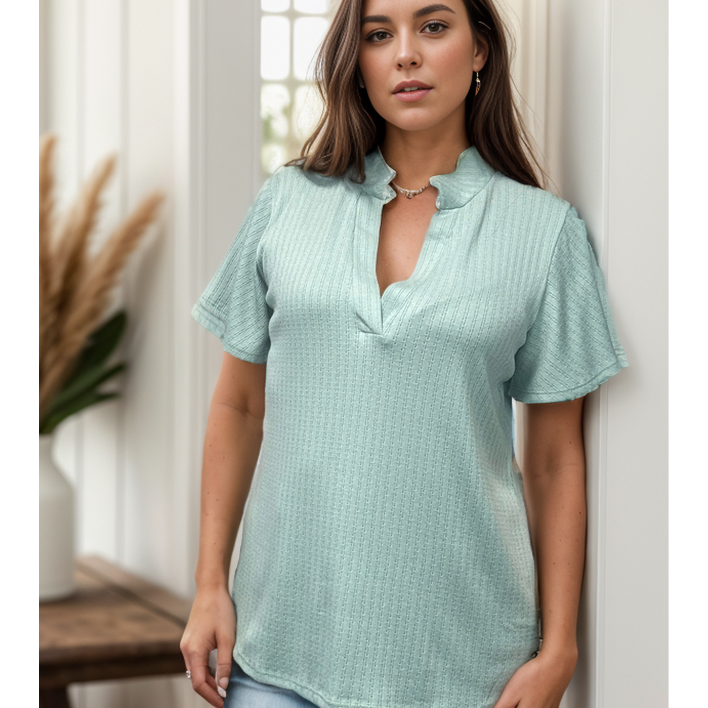 Simply Sage - Short Sleeve Gabby