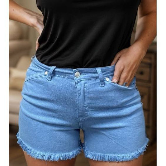 Sky Blue Judy Blue Shorts