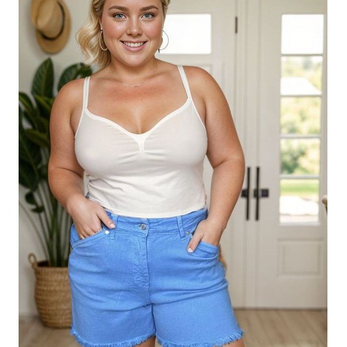 Sky Blue Judy Blue Shorts