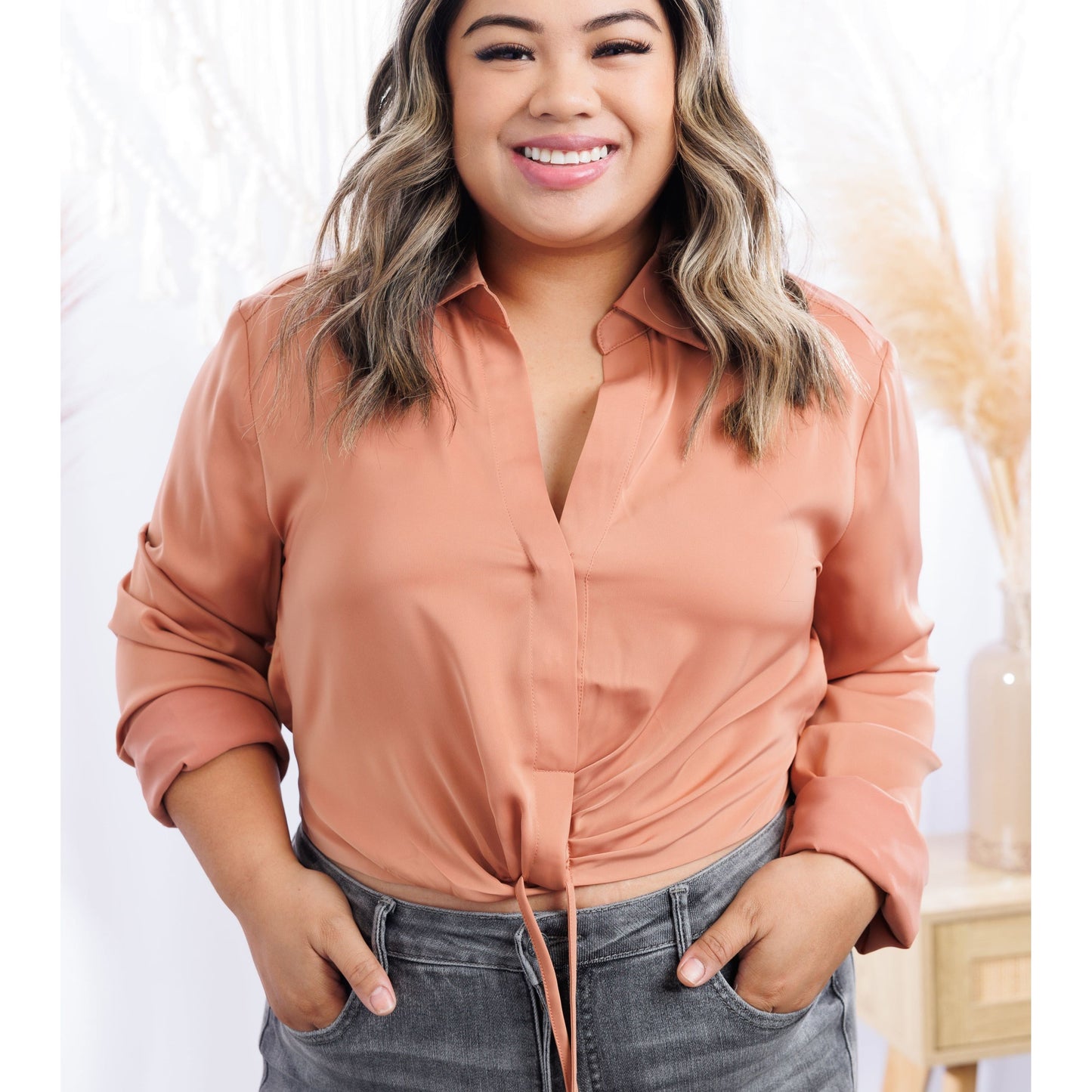 Smooth & Sassy Collared Shirt