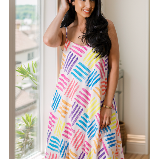 Sunshine Strokes Dress