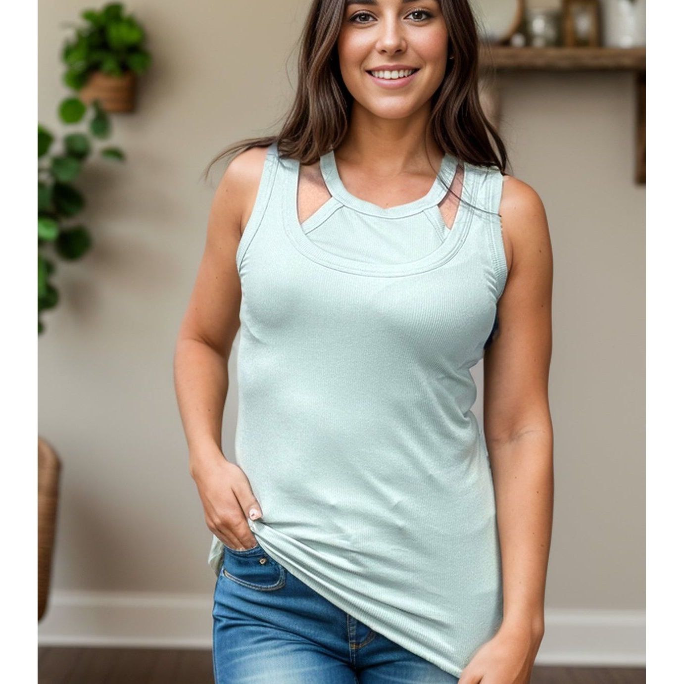 Two In One - Sleeveless Top