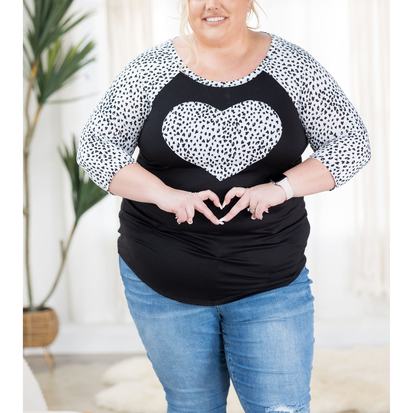 Spots of Love Raglan