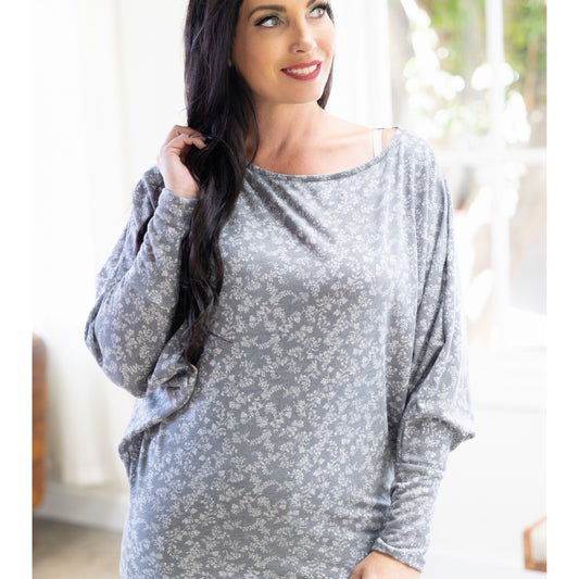 Wispy Floral Dolman